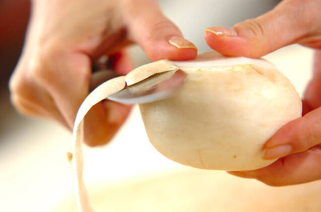 麻婆カブの作り方の手順1