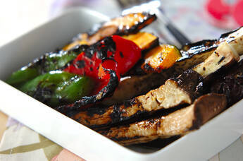 グリル野菜のマリネ