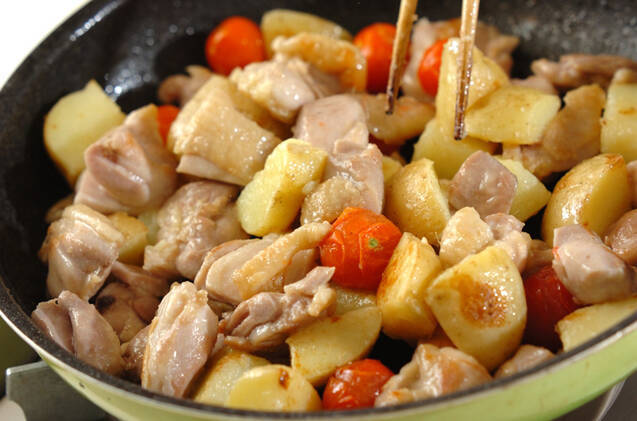 新ジャガチキンソテーパセリソースの作り方の手順3