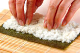 細巻き寿司の作り方1