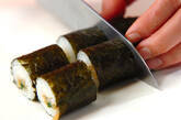 細巻き寿司の作り方3