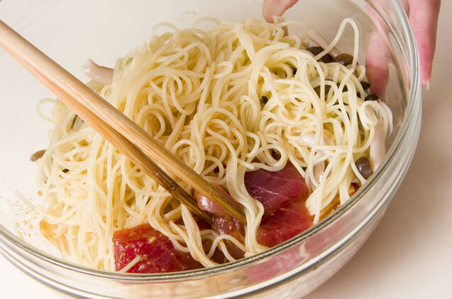 ローフィッシュパスタの作り方の手順3