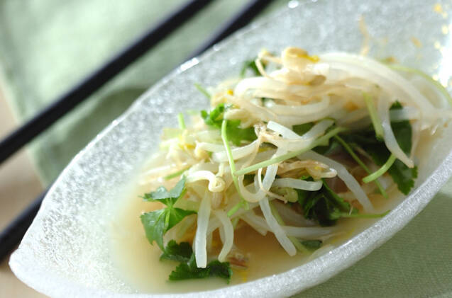 ゆでモヤシのからし和え