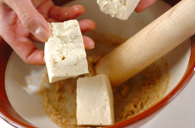 枝豆の豆腐和えの作り方の手順5