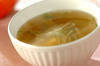 エノキと玉ネギのスープの作り方の手順