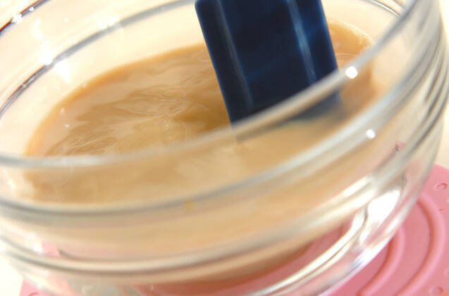 黒豆とほうじ茶のムースの作り方の手順3