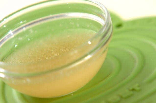 黒豆とほうじ茶のムースの作り方の手順1