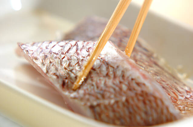 鯛の梅あんかけの作り方の手順1