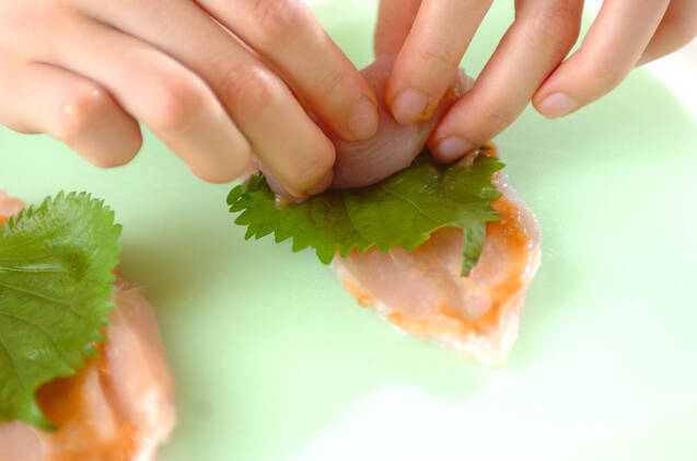 チキンロールの作り方の手順2