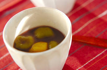 抹茶白玉ぜんざい