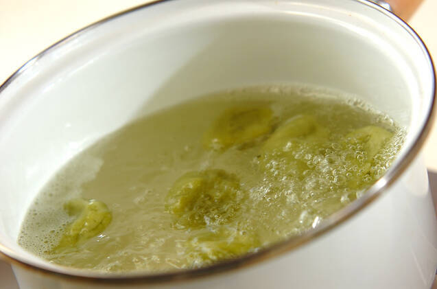 抹茶白玉ぜんざいの作り方の手順2