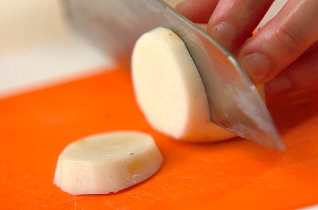 焼き里芋の甘辛焼きの作り方の手順1