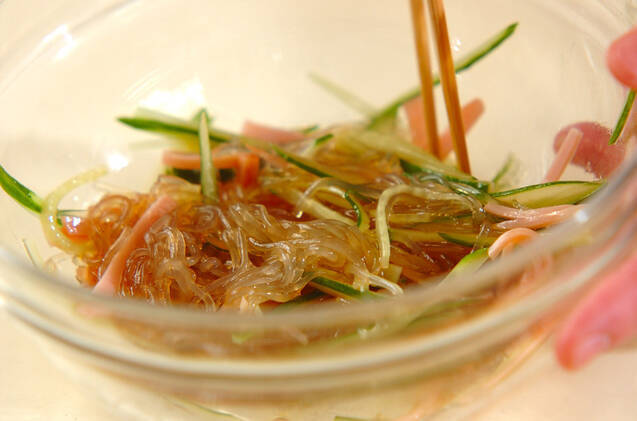 春雨サラダの作り方の手順2