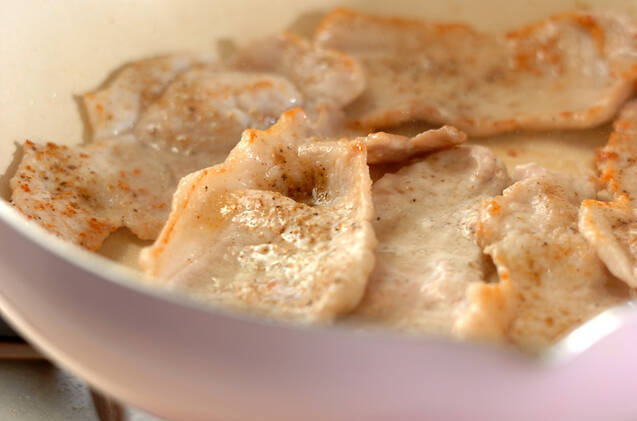 豚のショウガ焼きの作り方の手順3