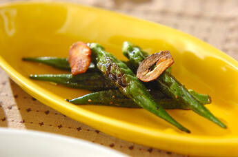 オクラのナンプラー炒め