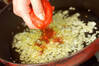コロコロ豆腐のパスタの作り方の手順2