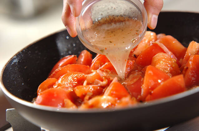 トマトのガーリックサラダの作り方の手順5