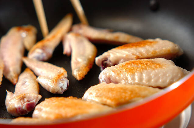 手羽と大豆の柔らか煮の作り方の手順4