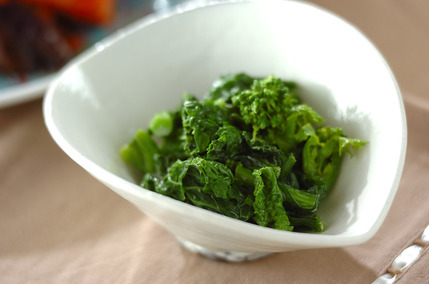 菜の花のマヨポン和え