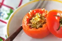 トマトカップのパン粉焼き