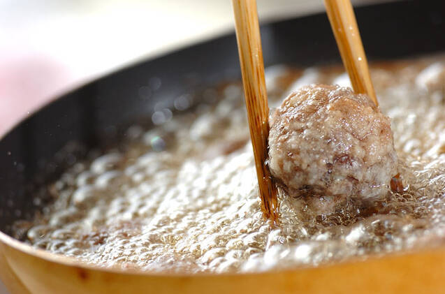 牛肉チーズの揚げボールの作り方の手順6