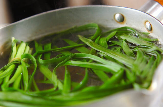 ニラ納豆奴の作り方の手順2