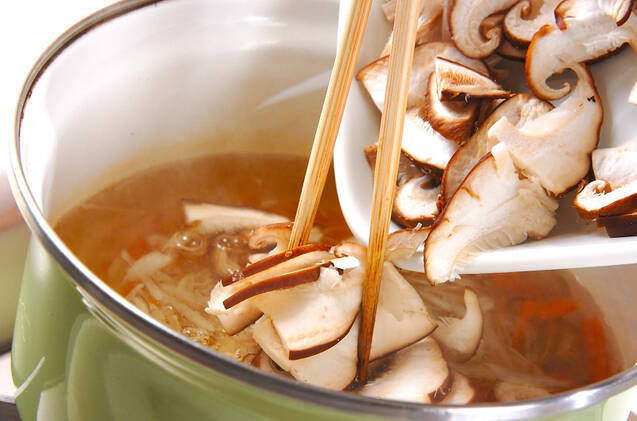 ゴボウの香りみそ汁の作り方の手順5