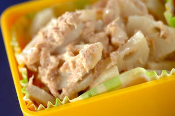 レンコンのツナマヨサラダ