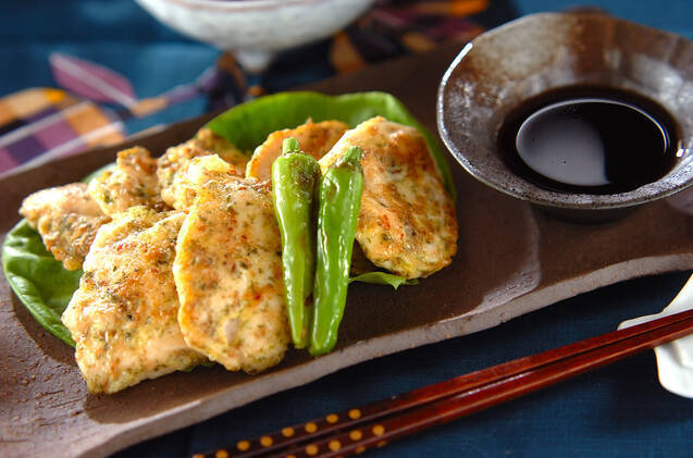 鶏胸肉の和風ピカタ