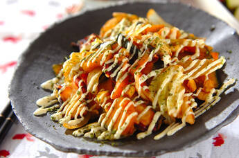 タコのソース炒め