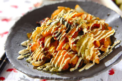 タコのソース炒め