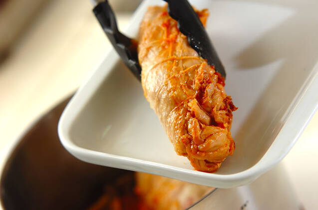 圧力鍋で簡単☆ロールチキンのトマト煮の作り方の手順7