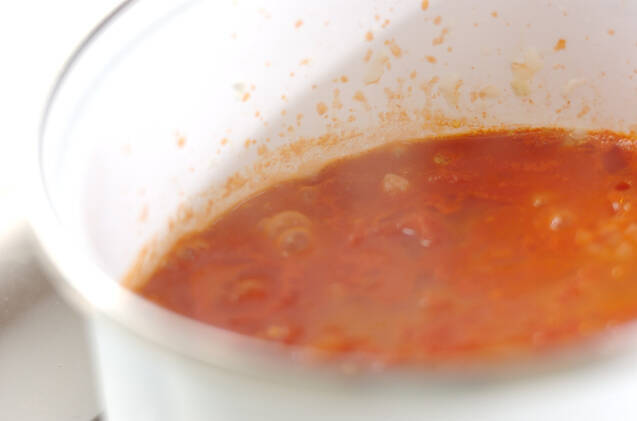 HARUのお魚ラグーソース風パスタの作り方の手順1