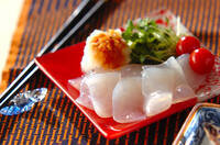 刺身コンニャクのおろし添え