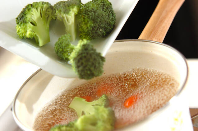 ブロッコリーのスープの作り方の手順7