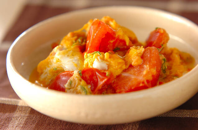 トマトと卵の炒め物