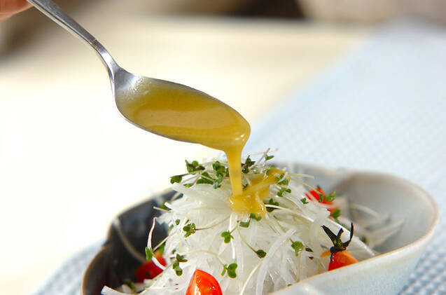 大根とスプラウトのサラダの作り方の手順5