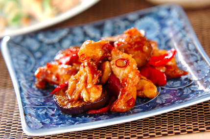 鶏と野菜の黒酢煮