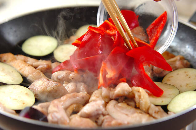 鶏と野菜の黒酢煮の作り方の手順5