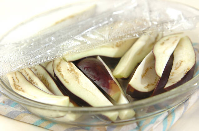 ナスのアンチョビ風味和えの作り方の手順1