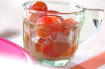 プチトマトのデザート