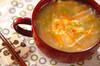 かき卵中華スープの作り方の手順
