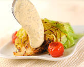 大量消費にも！甘くて香ばしいキャベツステーキの作り方5