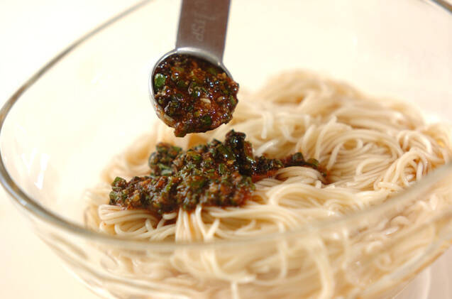 韓国風万能タレでツルっと素麺♪の作り方の手順4