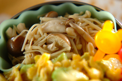 キノコの塩麹和え