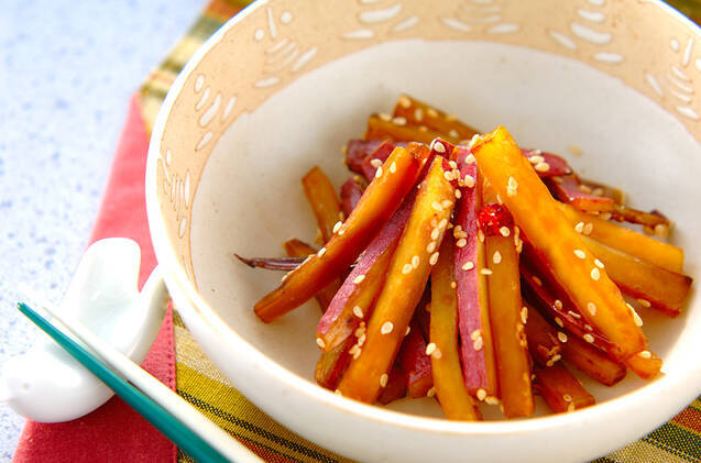 サツマイモのきんぴら