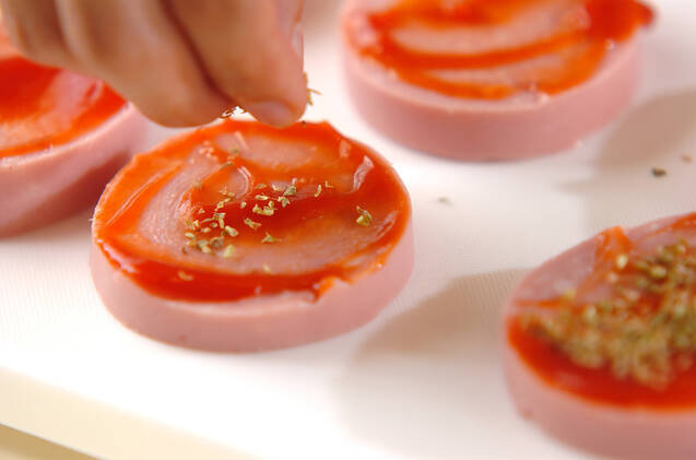 ソーセージのチーズはさみ焼きの作り方の手順3