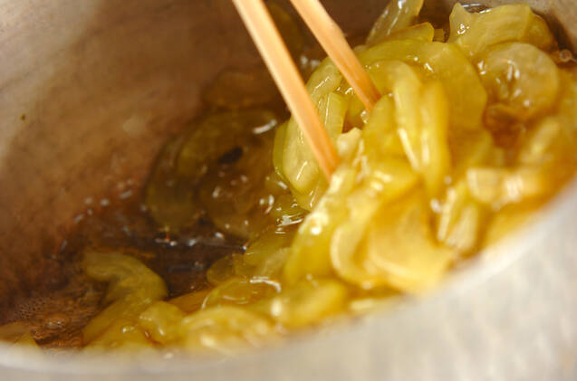 京のおばんざい 青ウリのくず煮の作り方の手順4