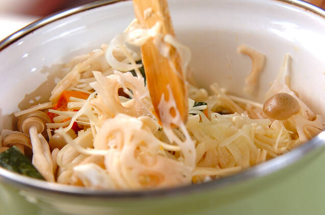 野菜クリームスープの作り方の手順7