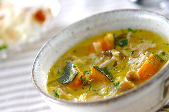 野菜クリームスープ